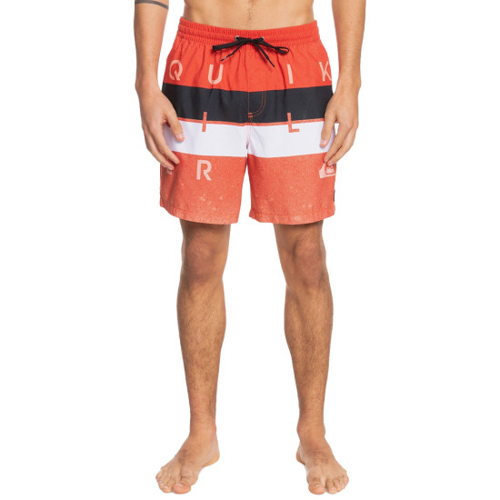 Quiksilver Ανδρικό μαγιό Word Block 17" - Swim Shorts for Men